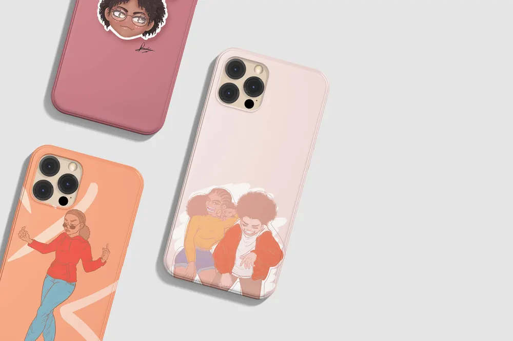Aperçu des illustrations pour coques de téléphone